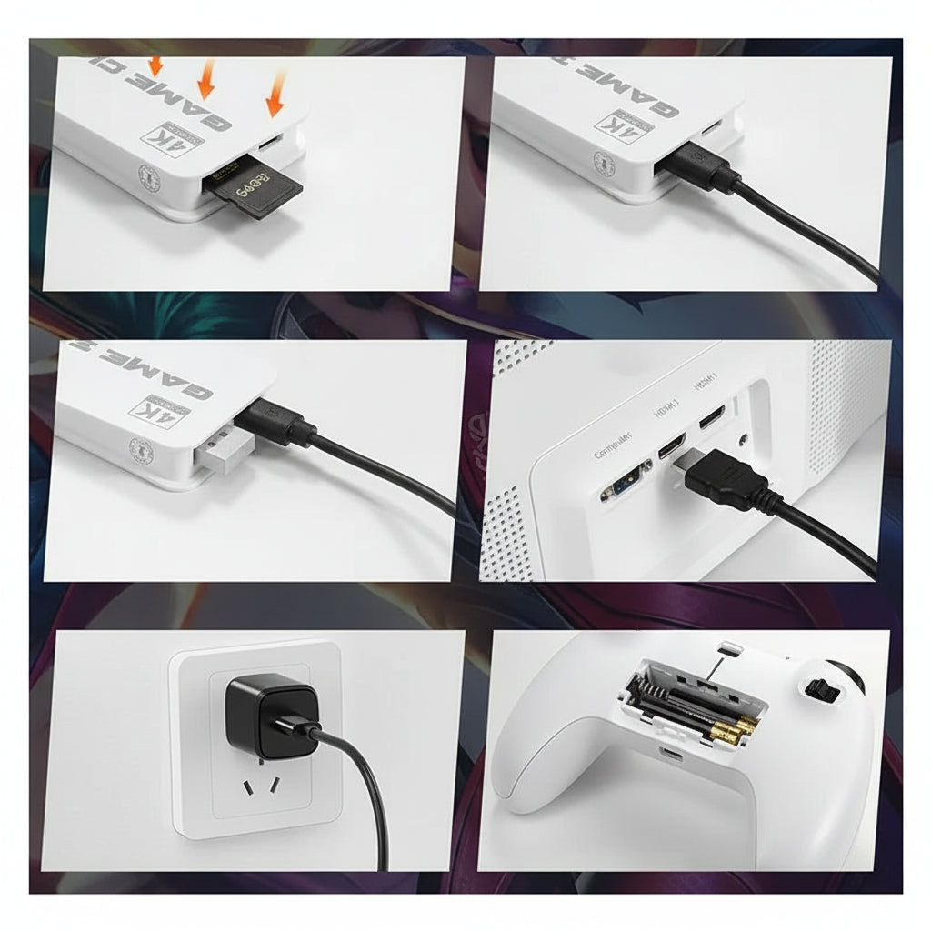 Konsola Retro LB40 Plus 4K - 40 000 Gier + 2 pady